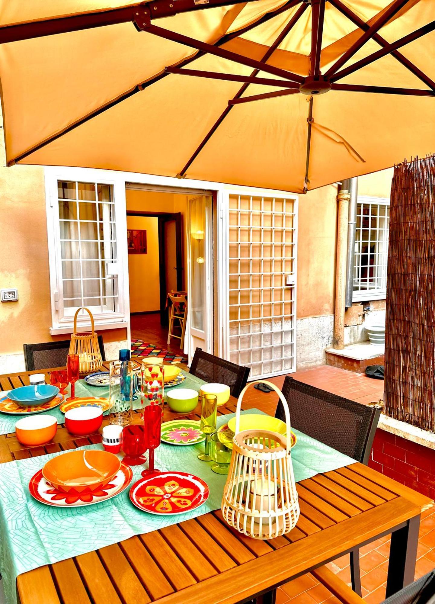 Trastevere Gianicolense Casa Con Giardino ローマ エクステリア 写真